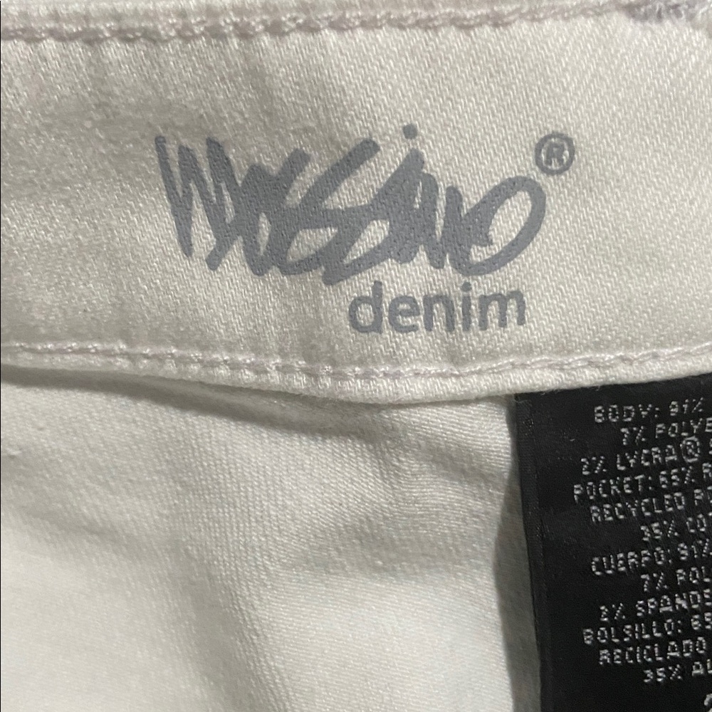 White Jean Shorts for Women - Picture 8 of 8